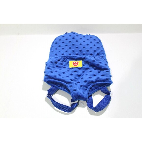 Build A Bear Workshop Plush Blue Baby Animal Carrier Adjustable Straps Backpack - Picture 6 of 8
